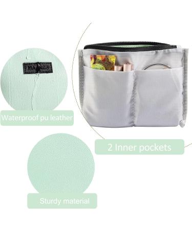 Small Cosmetic Pocket for Women | Waterproof PU Leather Makeup Bag - Cute Versatile Travel Organizer (Green) - Buy Online on SooperMarket.com