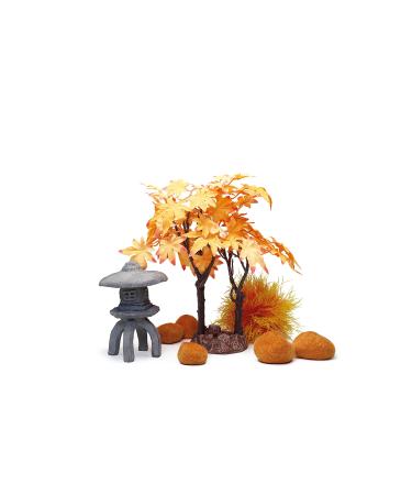 Biorb 55027 Decor Set 30L Autumn - aquarium decoration with realistic artificial aquatic plants roots and stones for beautiful aquari design - for fresh water and sea water autumn 30 liters