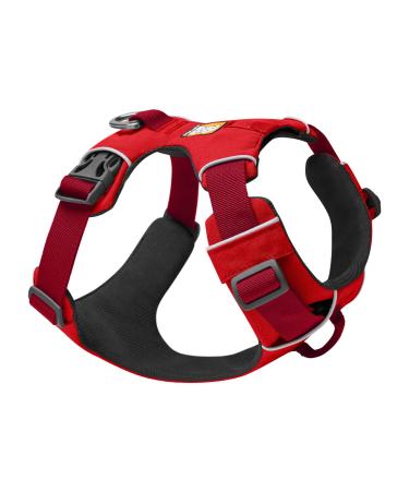 RUFFWEAR Front-Range Reflective Padded No-Pull Dog Harness Red Sumac Size S Red Summac Small