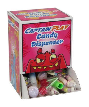 CAPTAIN PLAY Retro Sweets Candy Dispenser - 600g Nostalgic Treats in Individual Packaging | Buy Internationally - Buy Online on SooperMarket.com