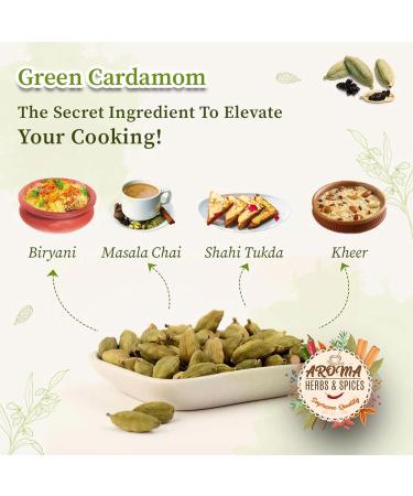 Cardamom Powder | Ground Cardamom | 50g | Elaichi Powder |100% Natural | Premium Quality | All Natural | Vegan | Non-GMO (50 Gram) - Buy Online on SooperMarket.com