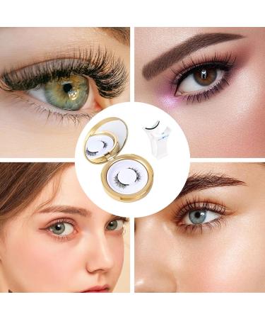 DASHIELL No Glue False Eyelashes | False Reusable Lashes - Natural Look False Lashes False Eyelashes Easy-to-Use Applicator Strong Magnets For Beginners - Buy Online on SooperMarket.com