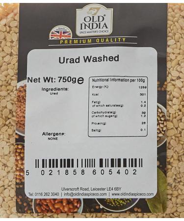Old India Urad Washed 750g - Buy Online on SooperMarket.com