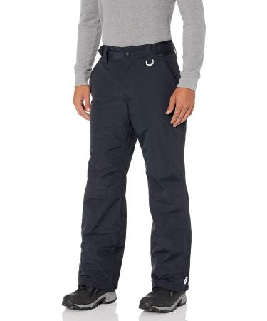 Amazon Essentials Men's Water-Resistant Insulated Snow Pant Medium Black