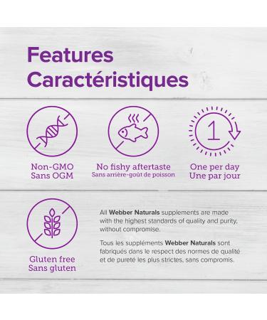 Webber Naturals Glucosamine Chondroitin Double Strength 144 Capsules & Omega-3 900 mg Triple Strength 120 Clear Enteric No Fishy Aftertaste Softgels NUTRITIONAL_SUPPLEMENT + SUPPLEMENT 20-5402 - Buy Online on SooperMarket.com