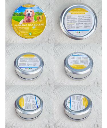YOTANGO Dog Collar Repellent 1-Pack Dog Collar Repellency Slow Release Pleasant Aroma Waterproof - Yellow - Buy Online on SooperMarket.com