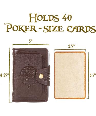 Pocket Compendium Tome of Recollection - RPG Spellbook & Reference Card Holder with Customizable Player Cards - Buy Online on SooperMarket.com