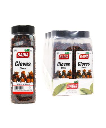 Badia Cloves Whole 12 Ounce (Pack of 6)