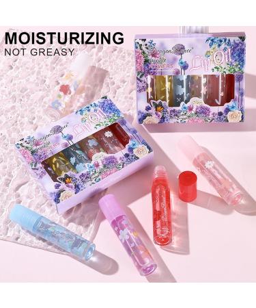 Plumping Lip Gloss Lip Oil Hydrating For Natural Cute Makeup Lipstick TintedsClear SerumsLip Balm Cosmetics Flower Lip Balm Care Cosmetic Moisting Oily Texture Hydrating Lip Oil Natural - Buy Online on SooperMarket.com