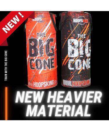 HoopsKing Big Cone Sports Training Cone for Basketball, Soccer, Football & Lacrosse - Black - Buy Online on SooperMarket.com