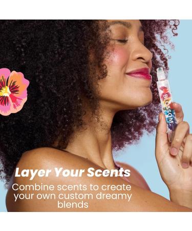 Blossom Roll on Perfume for Women Alcohol Free Rollerball Perfume Oil with Essential Oils Infused with Real Flowers Made in USA 0.20oz (Rose Violet Lily Magnolia Amber Cedarwood) Rainbow Rose Rose Rainbow 0.2 Fl Oz (Pack of 1) - Buy Online on SooperMarket.com