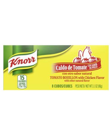 Knorr Boullion Cubes Tomato with Chicken Flavor 8-Count Boxes (Pack of 24)