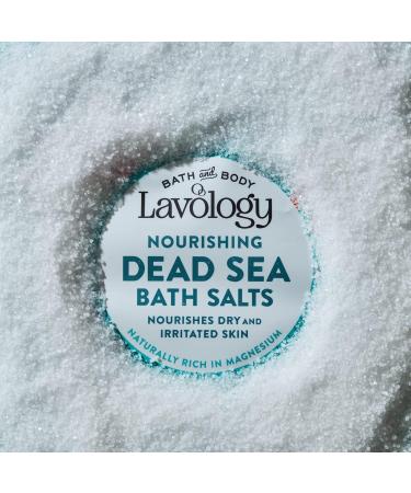 Lavology Dead Sea Bath Salts - 1kg Pack - All Natural, Nourishing Formula for Dry & Irritated Skin - Buy Online on SooperMarket.com