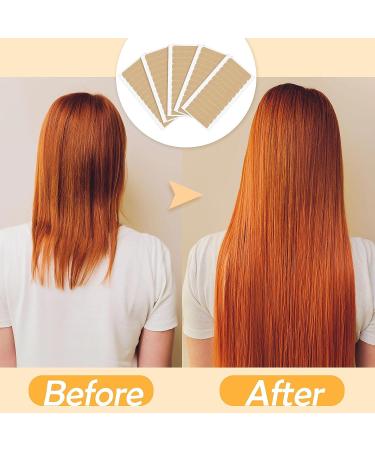 120 Double Sided Hair Extension Tape Tabs + Rat Tail Comb - Strong Adhesive Replacement Tapes - Stainless Steel Pintail Comb Included - Buy Online on SooperMarket.com