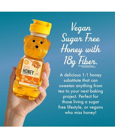 ChocZero Sugar-Free Honey - Keto Sweetener - All Natural, Vegan-Friendly, Zero Sugar Substitute | 10.5oz Jar - Buy Online on SooperMarket.com