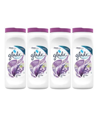 Glade Carpet and Room Powder, Lavender and Vanilla, 32-Ounce, 4-Pack
