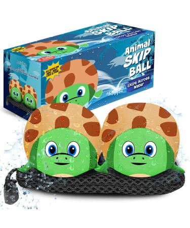 The ultimate jumping ball-water-jumping ball (2-pack) create permanent memories with your friends and family on the beach lake or pool-ideal for all age groups turtle