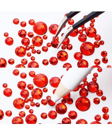 6800+PCS Mixed Sizes Hotfix Rhinestones Crystal Kit for DIY Shoes, Clothes & Bags - Includes Tweezers and Picking Pen - 22 Colors Available - Buy Online on SooperMarket.com