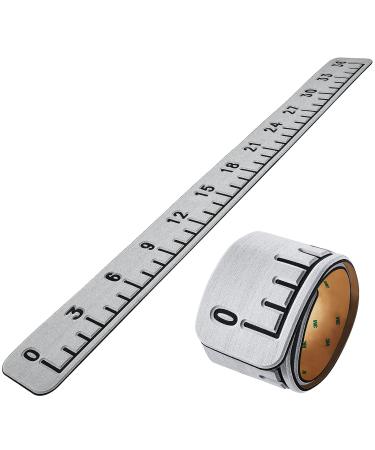36 Inches Foam Fish Ruler Foam Fish Measuring Tape Adhesive Fishing Measuring Accessory Marine Fishing Measuring Tool Fish Size Measuring Tool for Boats Sailboats Yachts Kayaks