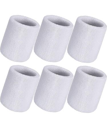 12 Cotton Welding Bands for Men & Women - Ideal for Tennis Basketball Running & Gym Training | White & Opulent Garden - Buy Online on SooperMarket.com