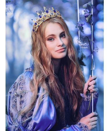 Sweetv Crystal Queen Crown Tiara for Wedding, Birthday, Prom - Shining Star - Buy Online on SooperMarket.com