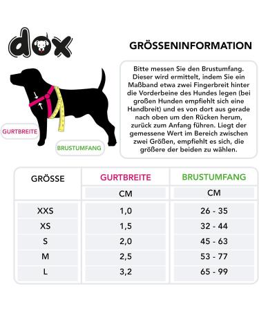 DDOXX Nylon Step-In Dog Harness - Adjustable Pink Puppy Harness for All Sizes - XXS (1.0 x 26-35 cm) - International Shipping Available - Buy Online on SooperMarket.com