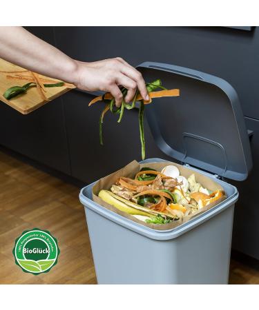 BioGl ck Premium Organic Waste Bags 20L - Tear-Resistant Eco-Friendly Garbage Bags (50 Pack) for Biotone Wet Festivals - Buy Online on SooperMarket.com