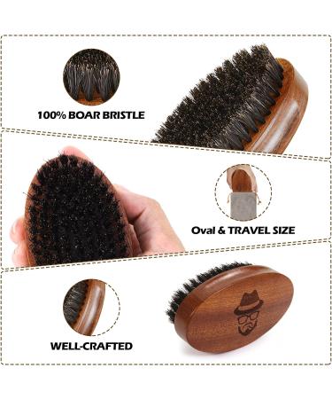 Sofmild Boar Bristle Beard Brush Set for Men - Beard Comb, Scissors, Travel Bag Included - Buy Online on SooperMarket.com