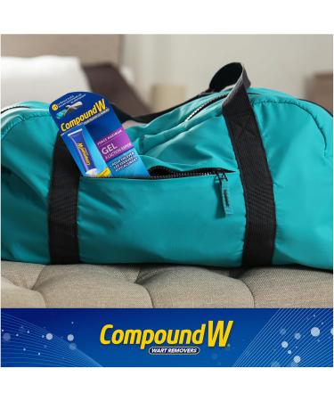 Compound W Wart Remover Salicylic Acid Maximum Strength Fast Acting Gel - 7ml - For Treatment & Common/Plantar Wart Removal - Buy Online on SooperMarket.com