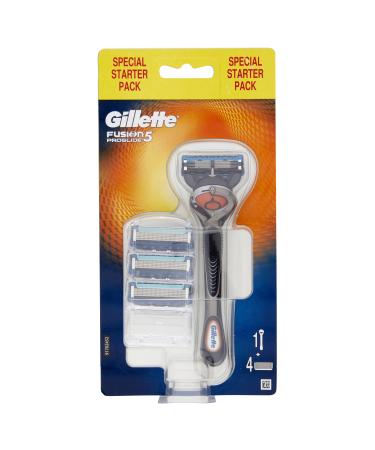 Gillette Fusion5 ProGlide razor and 3 blades 1 piece