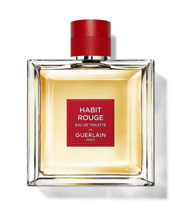 Guerlain Habit Rouge For Men Eau De Toilette Spray 5 Ounce 5 Fl Oz (Pack of 1)