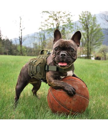 EXCELLENT ELITE SPANKER Tactical Military Dog Saddle Bag Harness Saddlebag Backpack for Medium Large Dogs(Brown L) L Brown - Buy Online on SooperMarket.com