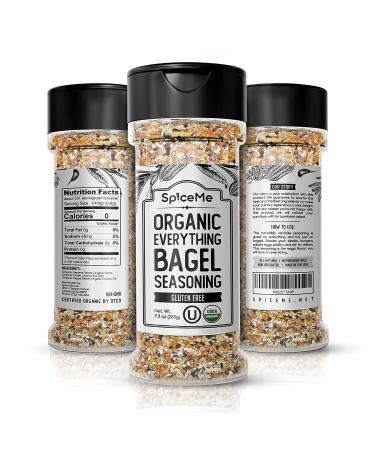 Organic Everything Bagel Seasoning 9.3 oz - Zero Calories | Premium Blend for Flavorful Dishes - Buy Online on SooperMarket.com