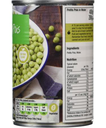 Morrisons Petits Pois 400g - Buy Online on SooperMarket.com