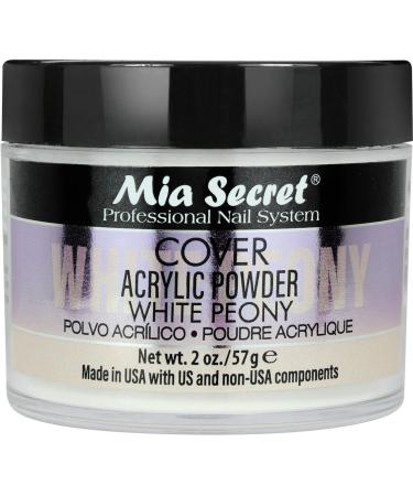 Cover White Peony Acrylic Powder Mia Secret (2 oz.) 2 Ounce
