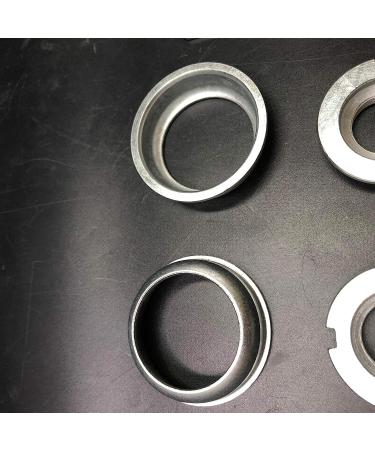 2 Cup Bottom Bracket Set - One-Piece Design with Bearings - Silver Finish - Buy Online on SooperMarket.com