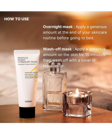 COSRX Propolis Extract Honey Overnight Mask 60ml - Ultimate Moisturizing Formula - Buy Online on SooperMarket.com