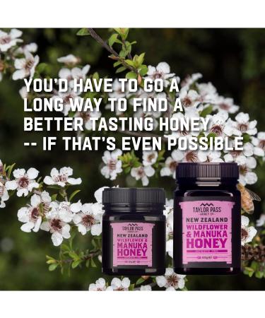 Taylor Pass Honey Co. Wildflower & Manuka Honey | Sustainable New Zealand Honey | 250g - Buy Online on SooperMarket.com