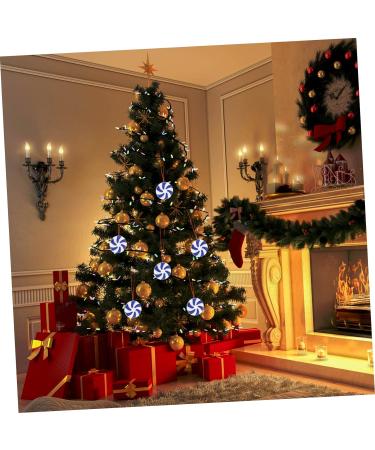 Alipis 100 Pcs Round Crafts Beads Winter Christmas Tree Accessories Mint Christmas Socks Christmas Tree Pendant Candy Charm Decorations DIY Charms Candy Accessories Scattered Beads - Buy Online on SooperMarket.com