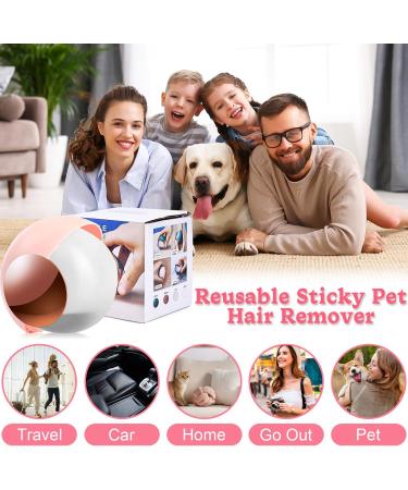 Foot Roll Reusable Clean Ball - Washable Lint Roller & Hair Remover for Pet Fur - Pocket Size Sticky Roller in Pink | International Shipping Available - Buy Online on SooperMarket.com