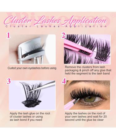 Super Strong Hold Lash Glue - Waterproof Black Eyelash Adhesive for Strip & Cluster Lashes | Fast Drying 5ml - Wiwoseo - Buy Online on SooperMarket.com
