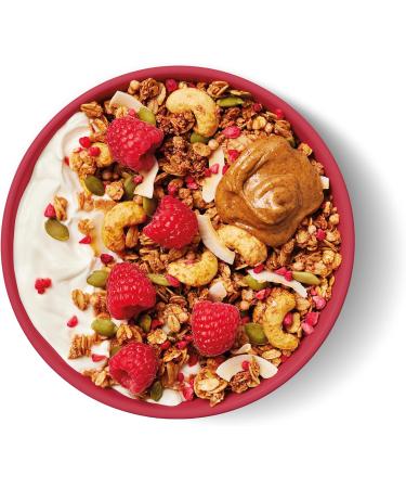 Just Live a Little Gluten Free Granola | 5 x 360g packs | Vegan Granola No Added Sugar (Raspberry Coconut & Cashew Granola) - Buy Online on SooperMarket.com