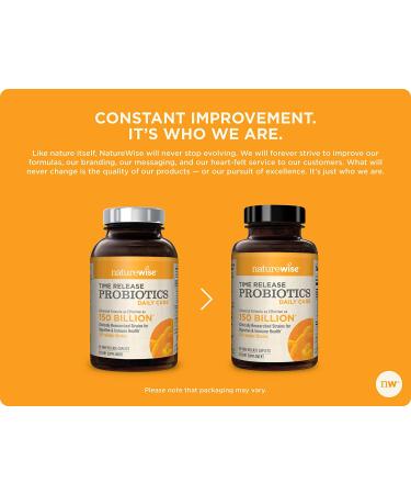 NatureWise Time Release Probiotics - Daily Care 60 Caplets for Digestive Health - Buy Online on SooperMarket.com