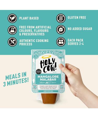 Holy Cow! Indian Curry Sauces : Mangalore Malabar Sauce Curry Kit (6 x 250g) Gluten Free Vegan Curry Recipe Indian Takeaway Meal Kit Cooking Sauce Made with Authentic Curry Paste. Curry Gift Set - Buy Online on SooperMarket.com