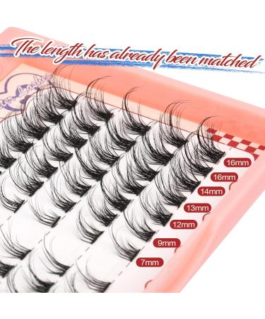 DIY Lash Extension Kit: 100 Pcs Lash Clusters with Waterproof Bond, Seal, and Tweezers - Goddvenus (7-14-16 Mixed) - Buy Online on SooperMarket.com
