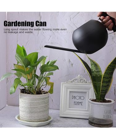 iFCOW Long Nozzle Watering Can 1000ml Stainless Steel Sprinkle Pot for Plants Gardening Supplies - Buy Online on SooperMarket.com