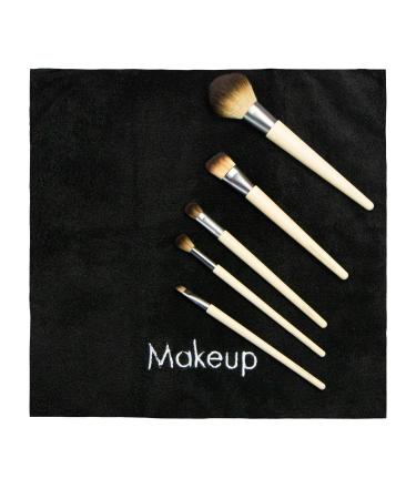 Arkwright Microfiber Makeup Remover Cloths - 6-Pack Black 13x13 Inch Soft Coral Fleece - Buy Online on SooperMarket.com