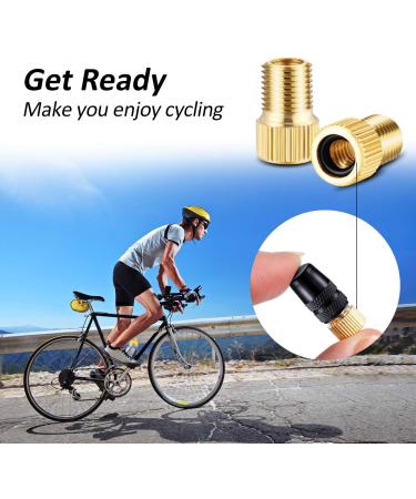 Cycling Tire Tools Set with Presta to Schrader Adapter and Valve Caps - 15 Pieces | Bike & Car Tire Valve Converter Kit - Buy Online on SooperMarket.com