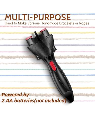 Automatic Hair Braider Electronic Hair Braid Maker Twister with Comb - Black - Buy Online on SooperMarket.com