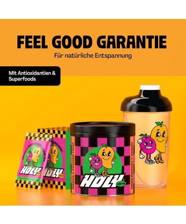Holy Iced Tea Mango X PassionFruit - 50 Sugar-Free Portions | Antioxidants & Fiber | Vegan & 100% Natural Fruit | Immunity Booster (350g) - Buy Online on SooperMarket.com